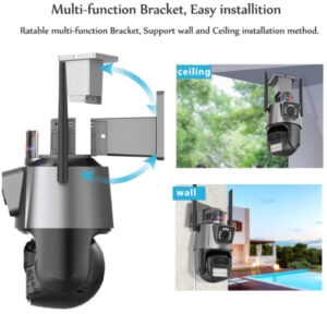 CAM-IP6MP-EP11-QQ GMB kamera 6 mpix microSD iCSee xmeye pro app Two-way voice PTZ ip66, 2.8mm+3.6mm