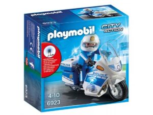 PLAYMOBIL City Action – Policija: Motor sa LED svetlom