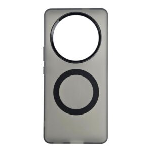Silikonska futrola Magsafe FLURO COLOR Honor 7 Lite CRNA