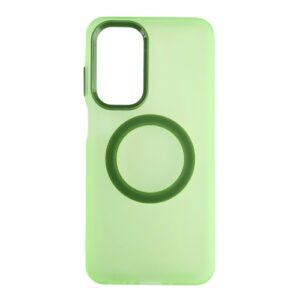 Silikonska futrola Magsafe FLURO COLOR Samsung A56 ZELENA