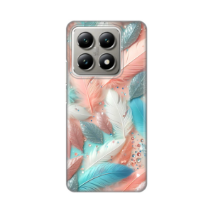Torbica Silikonska Print za Xiaomi 14T Pastel Feathers