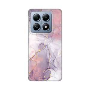 Torbica Silikonska Print za Xiaomi 14T Pro Pink Marble