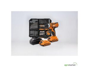 VILLAGER FUSE Set u koferu VLN 3220 + baterija 2.0Ah + punjac 2,4A + 74 nastavka