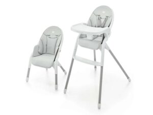 KINDERKRAFT STOLICA ZA HRANJENJE DINNLY LIGHT GREY