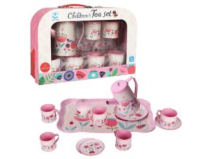 PERTINI Kofer čajanka set cveće 14 elemenata