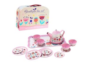 PERTINI Kofer čajanka set cveće 19 elemenata