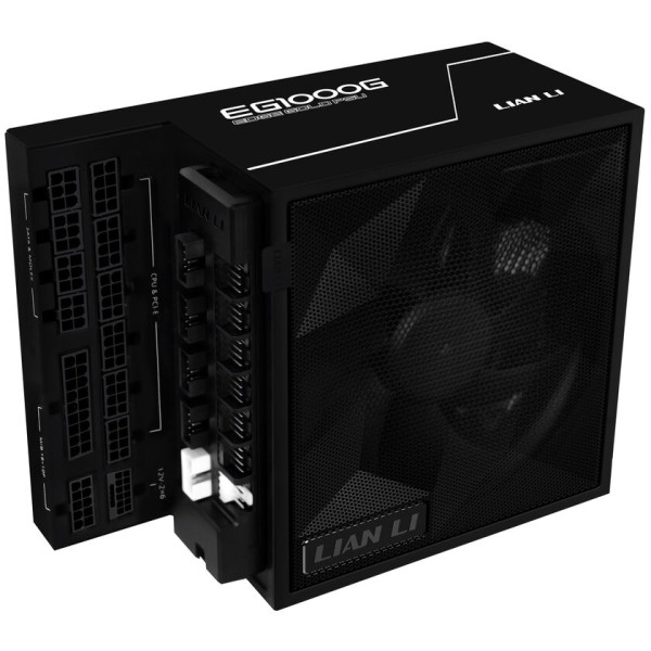 Napajanje 1000W Lian Li EDGE 80PLUS Gold PCIe 5.1, ATX 3,1 USB HUB, Crno