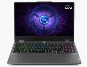 Laptop Lenovo LOQ 15 i5-12450HX/24GB/512GB/15.6″FHD/RTX4050 6GB/Win11Pro/83GS00HCYA