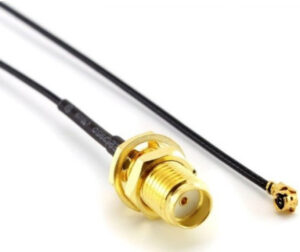 MikroTik ACSMAUFL U.fl to SMA Female pigtail for LTE cards MT124