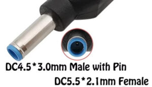 NPC-5.2×2.5mm 4.5×3.0mm DC to DC 20V Connector + PIN BLUE (HP)