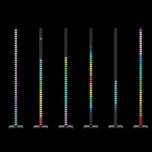 Podna lampa M69-B RGB+IC crna 10W LED sa daljinskim 20 tastera i adapterom 5V 2A