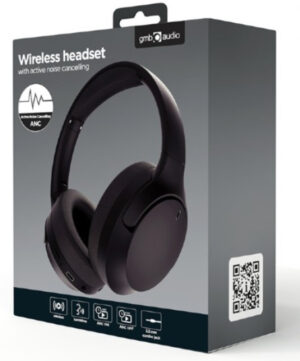 BHP-ANC-01 Gembird Bluetooth stereo Slusalice sa mikrofonom BT V5.3 500mAh/32Ohm, 8h Li-ion Crne