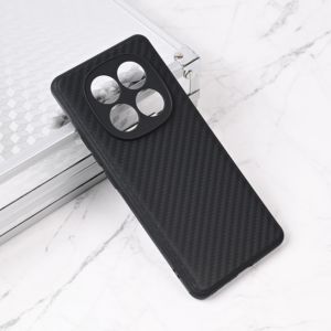 Torbica Carbon fiber za Xiaomi Redmi Note 14 Pro 5G (EU) crna