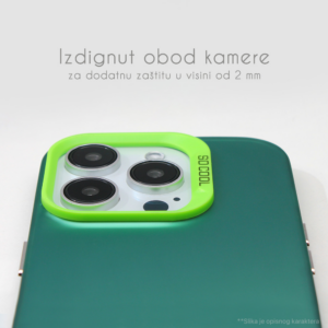 Torbica Clear za iPhone 16 6.1 zelena