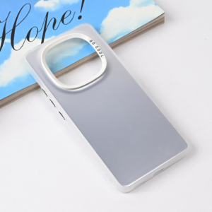 Torbica Clear za Xiaomi Redmi Note 14 Pro Plus srebrna