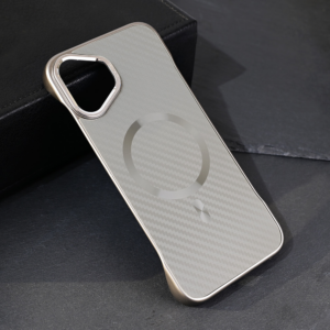 Torbica Magsafe Carbon za iPhone 16 Plus 6.7 siva