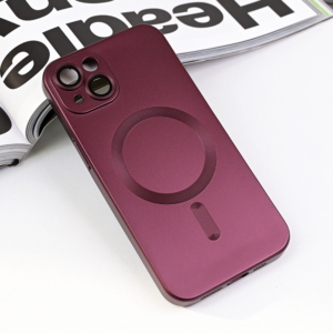 Torbica Magsafe Chrome za iPhone 13 6.1 bordo