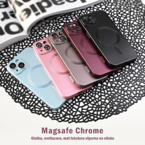 Torbica Magsafe Chrome za iPhone 13 6.1 ljubicasta