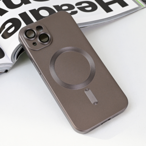 Torbica Magsafe Chrome za iPhone 13 6.1 siva