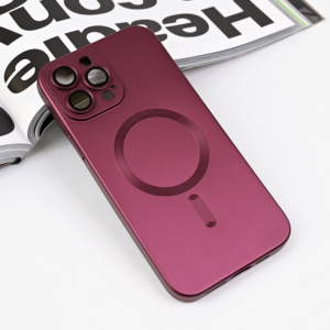 Torbica Magsafe Chrome za iPhone 13 Pro Max 6.7 bordo