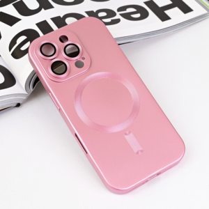 Torbica Magsafe Chrome za iPhone 16 Pro 6.3 roze