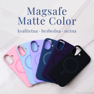 Torbica Magsafe Matte Color iPhone 14 6.1 crna