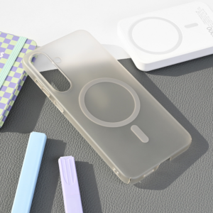 Torbica Magsafe Matte PC za Samsung S936B Galaxy S25 Plus siva