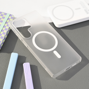 Torbica Magsafe Matte PC za Samsung S938B Galaxy S25 Ultra bela