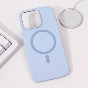 Torbica Magsafe Pure Plus za iPhone 13 Pro Max 6.7 svetlo plava