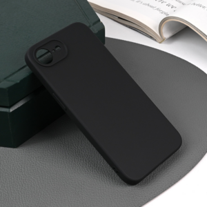 Torbica silikonska Skin za iPhone 16e 6.1 mat crna
