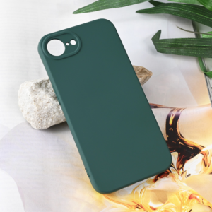 Torbica Teracell Soft Velvet za iPhone 16e 6.1 tamno zelena