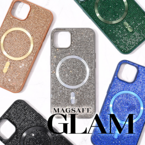 Torbica Magsafe Glam za iPhone 15 6.1 crna