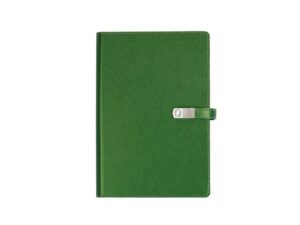 ALICANTE Notes sa magnetnim preklopom A5 Kelly green