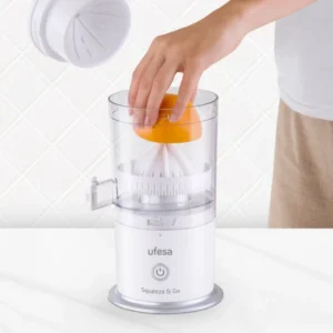 Cediljka za citruse Ufesa Squeeze&Go/punjivi/snaga 45W/beli