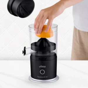 Cediljka za citruse Ufesa Squeeze&Go/punjivi/snaga 45W/crni