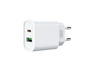XO Kućni punjač od 18w sa USB A i USB C konektorom