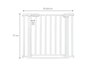 KINDERKRAFT ZAŠTITNA OGRADICA LOCK&GO WHITE