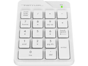 A4 TECH FGK21C FSTYLER 2.4G Wireless Numeric Keypad USB Type-C bela tastatura