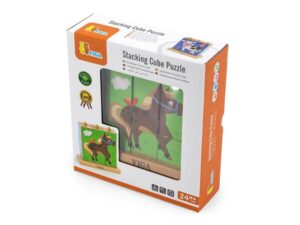 PERTINI Viga puzzle kockice – životinje sa farme