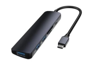 DEVIA Leopard Type-C To USB3.0*3+PD +Cardreader 5 u 1 HUB