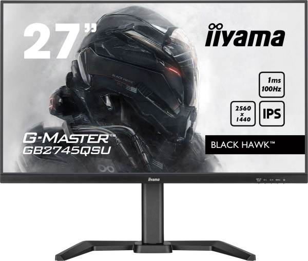 Monitor 27″ Iiyama G-Master GB2745QSU-B2 IPS 2560×1440/100Hz/1ms/HDMI/DP/USB/zvu