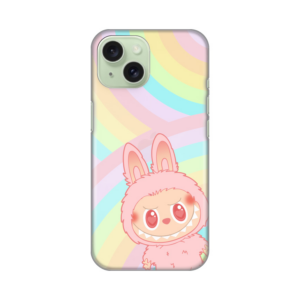Torbica Silikonska Print Skin za iPhone 15 6.1 La Bubu Rainbow