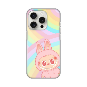 Torbica Silikonska Print Skin za iPhone 15 Pro 6.1 La Bubu Rainbow 19