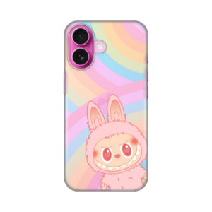 Torbica Silikonska Print Skin za iPhone 16 6.1 La Bubu Rainbow