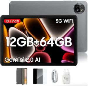 Tablet 10.1 Blackview Tab 20 Wifi 800×1280 HD+ IPS/4GB/64GB/5MP-8MP/Android 15/gray