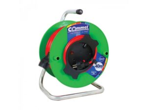 COMMEL Kablovska motalica na PVC bubnju 280 mm monofazna H05VV-F 3G1,5/40 C0993