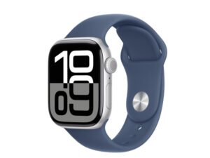 APPLE Watch S10 GPS 42mm Silver Alu Case with Denim Sport Band – S/M (mwwa3qv/a)