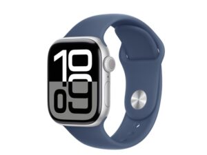 APPLE Watch S10 GPS 42mm Silver Alu Case with Denim Sport Band – M/L (mwwc3qv/a)