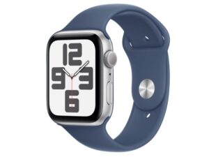 APPLE Watch SE2 v3 GPS 44mm Silver Alu Case with Denim Sport Band – S/M (mxeq3qv/a)
