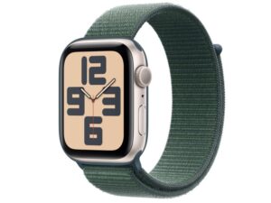 APPLE Watch SE2 v3 GPS 44mm Starlight Alu Case with Lake Green Sport Loop (mxew3qv/a)